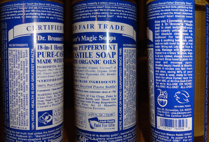 castile soap magic soap from dr. Bronner's