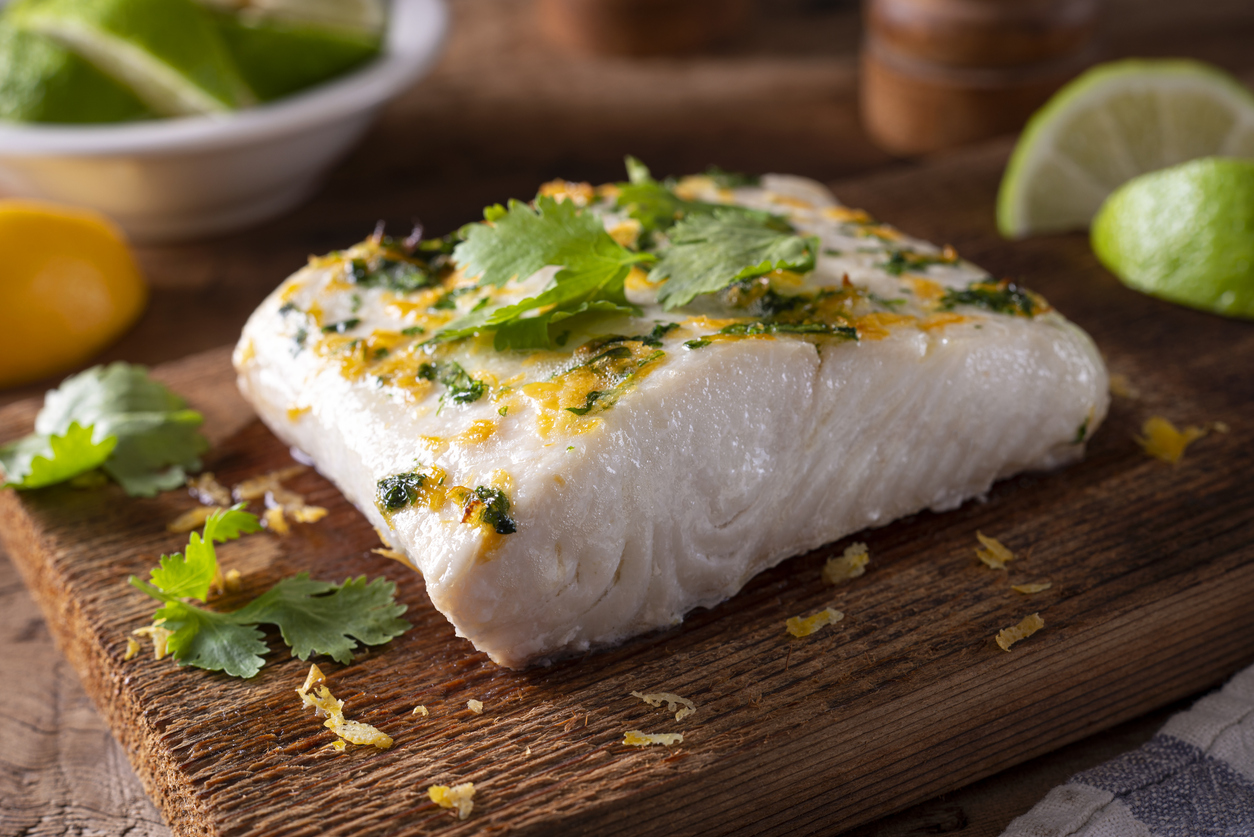 halibut white-fleshed fish less odor bad odors in cooking limited