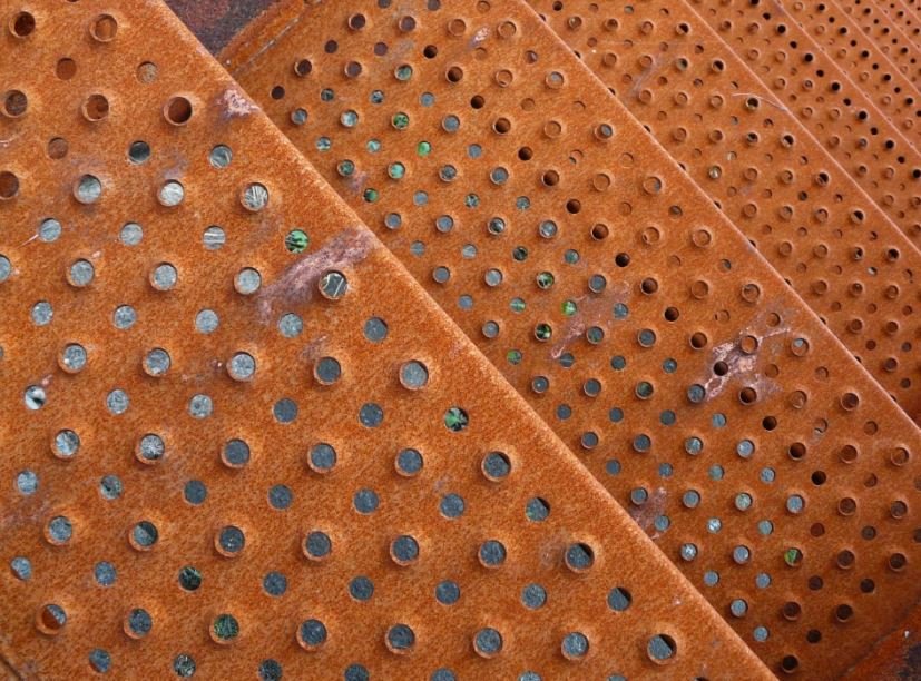 rust stairs