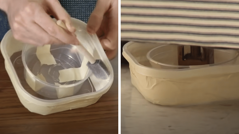 protect the feet of the bed from bedbugs with a trap