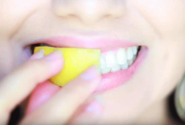 06 - lemon to whiten teeth