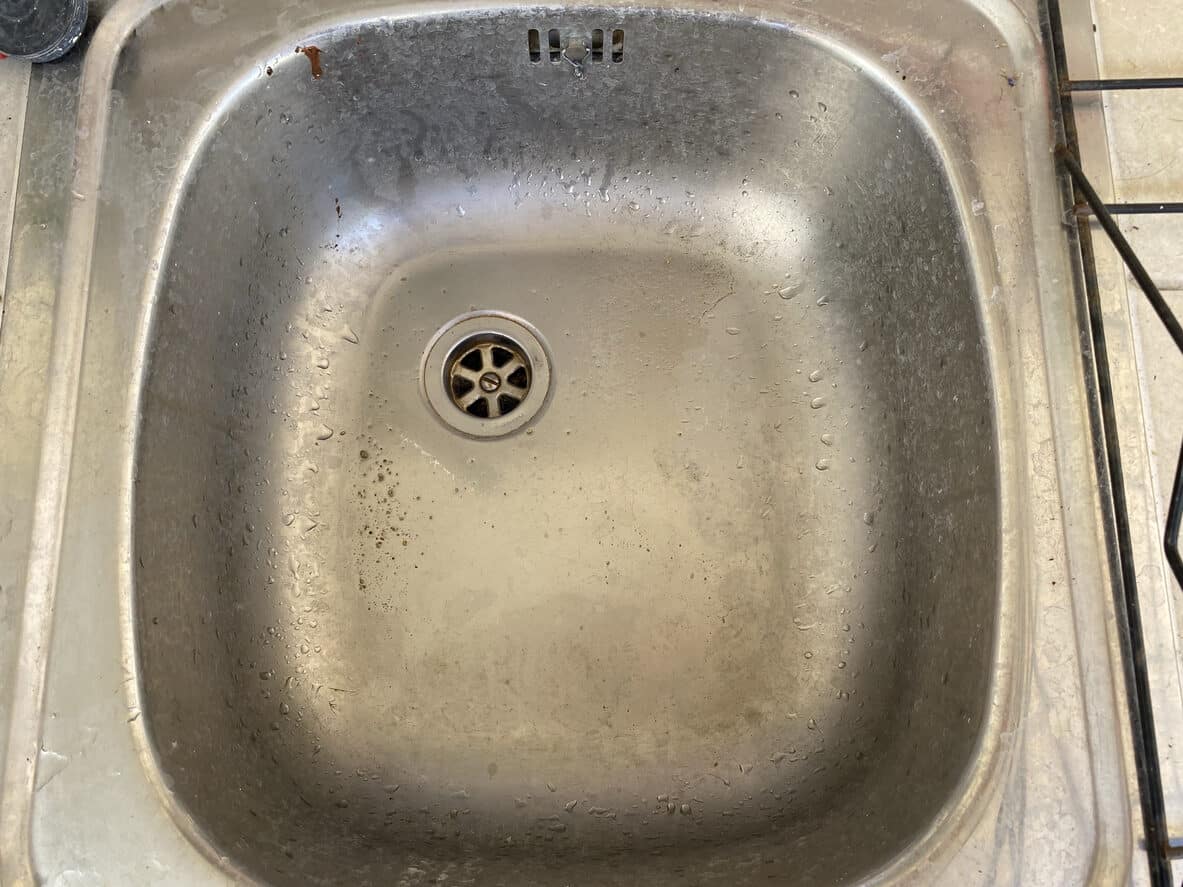 limestone stainless steel sink