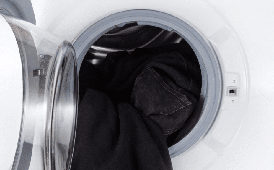 laundry washing machine black clothes