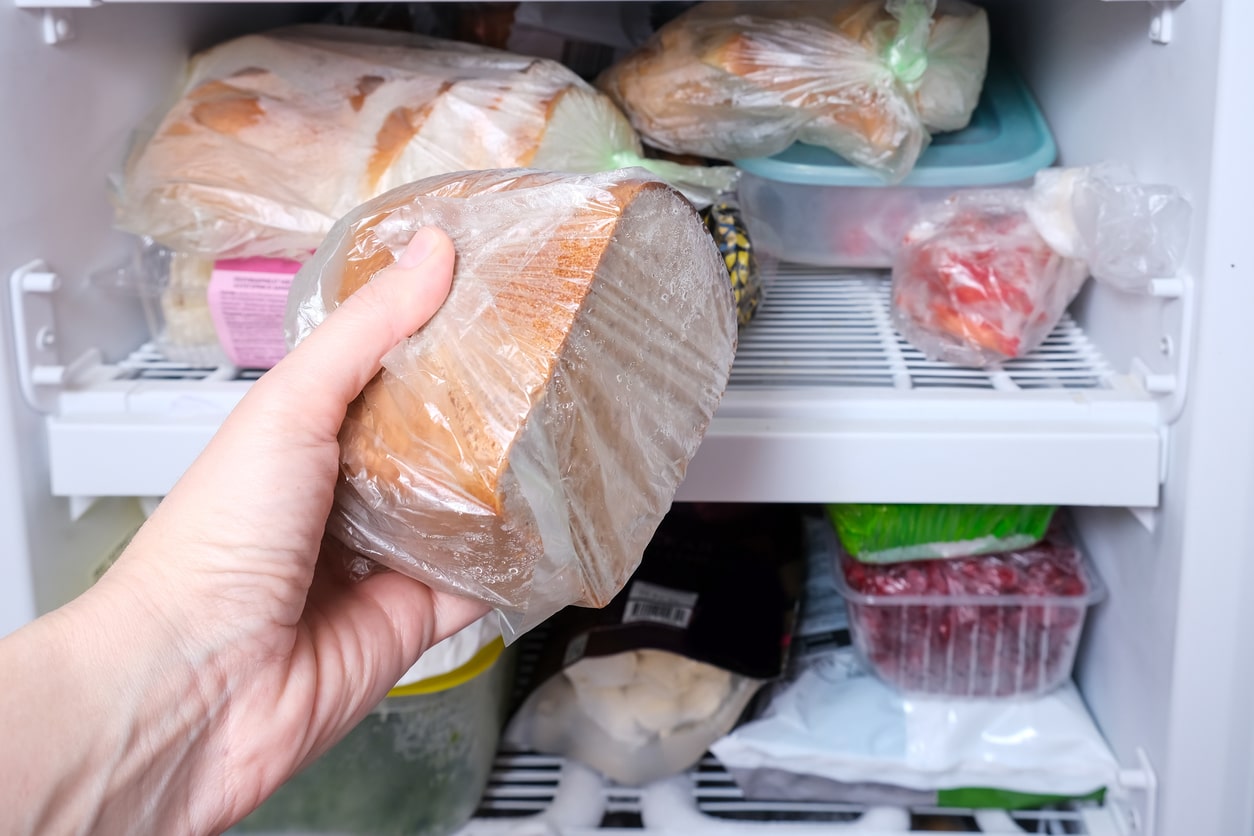 frozen bread freezer long shelf life