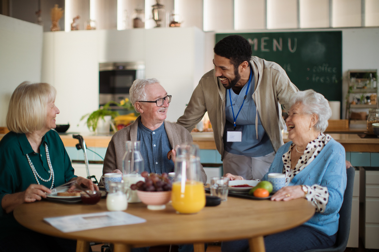   care center in retirement home ehpad meals