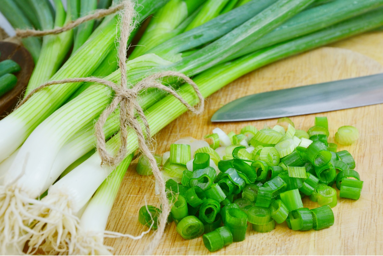 spring onions green onions