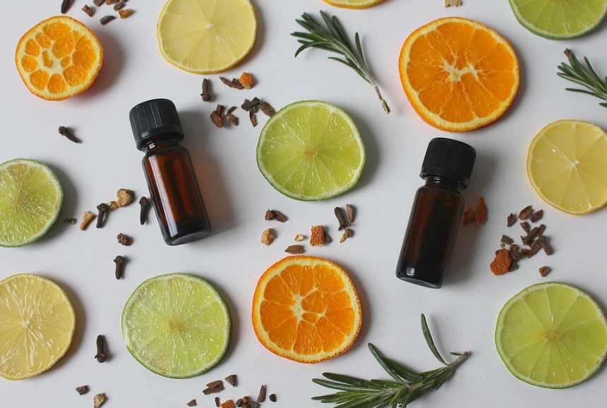 citrus orange lime essential oils