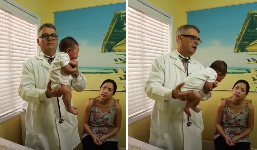 dr hamilton's method for calming a crying baby