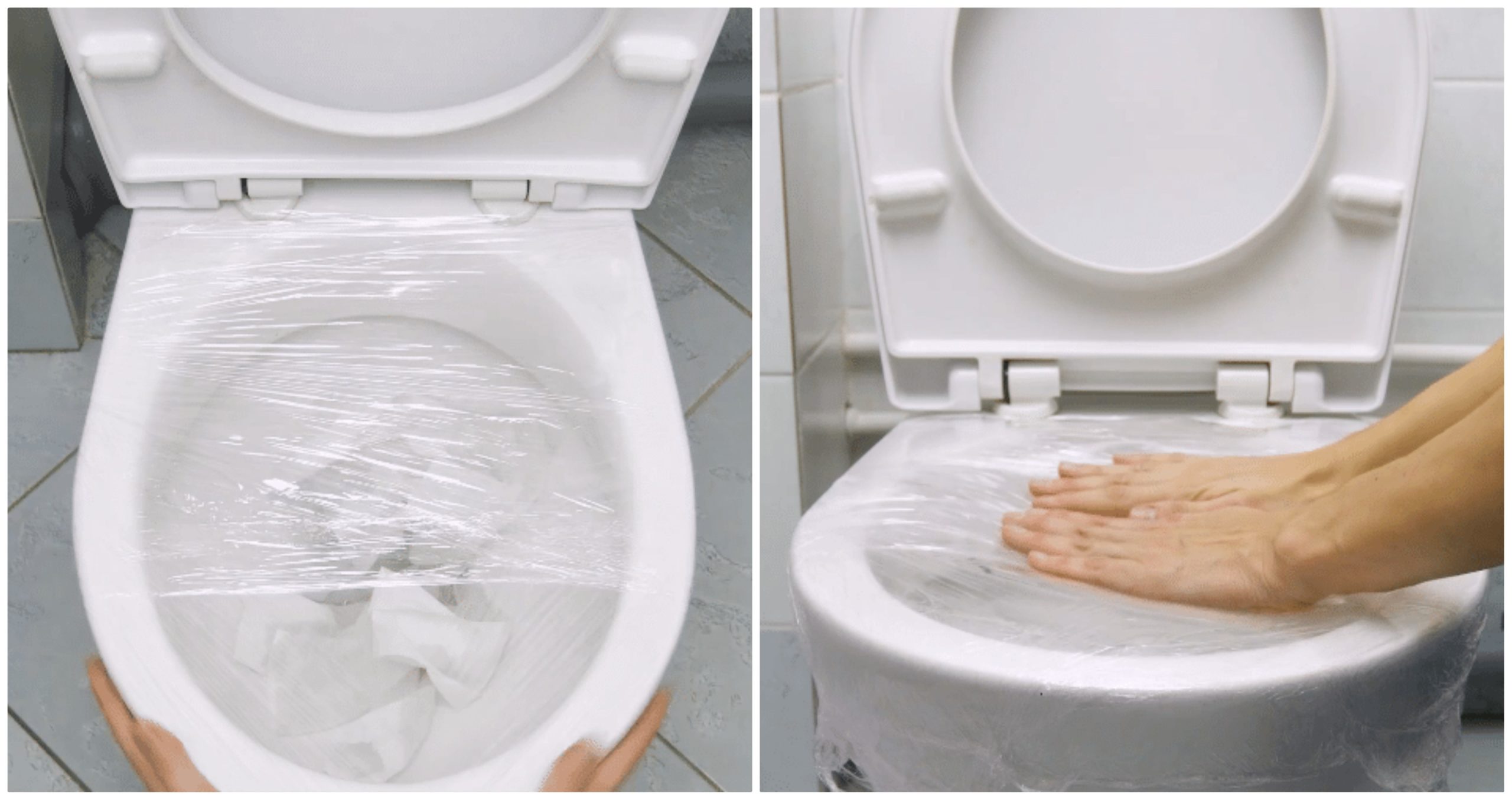 unblock clogged toilet