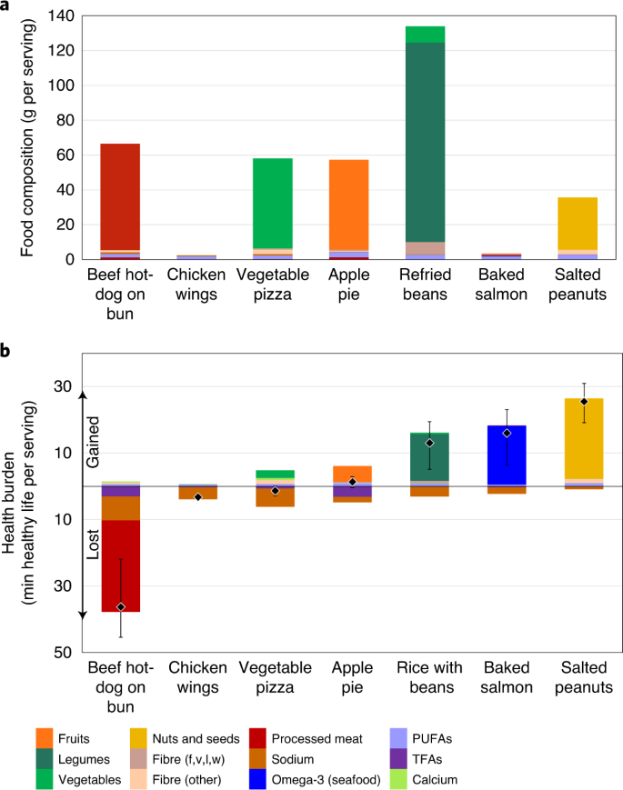 study on the impacts of food on life expectancy