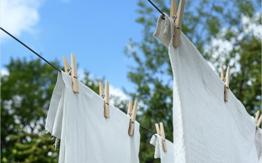 linen white clothes