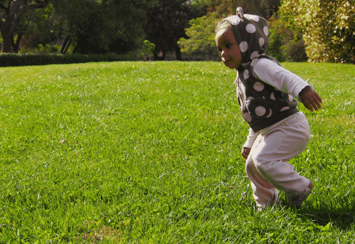 child grass stain