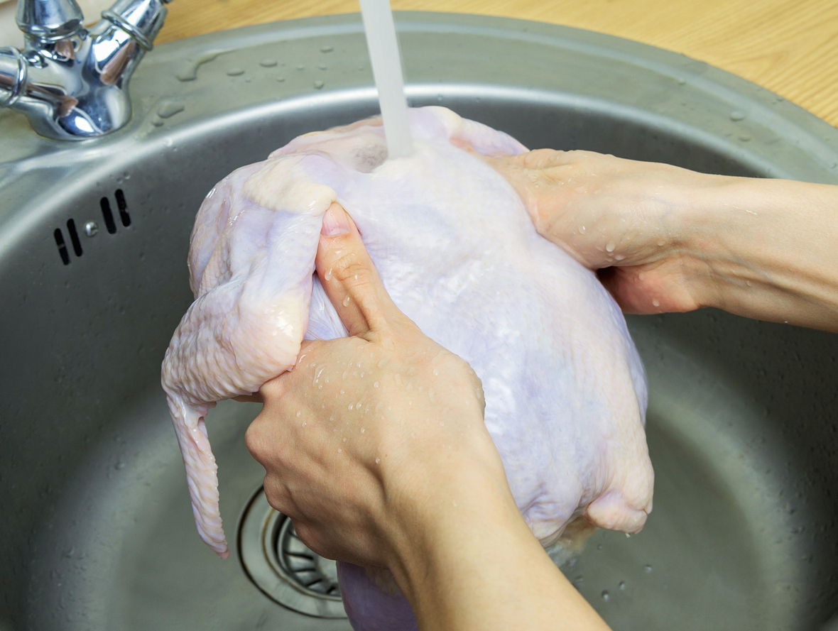 foods to never wash chicken