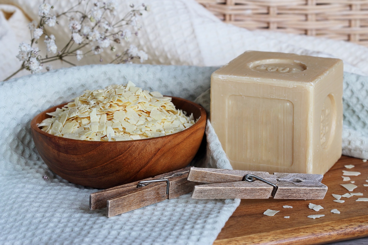 Marseille soap flakes traditional soap shavings