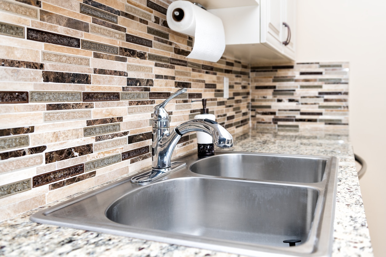 limestone stainless steel sink